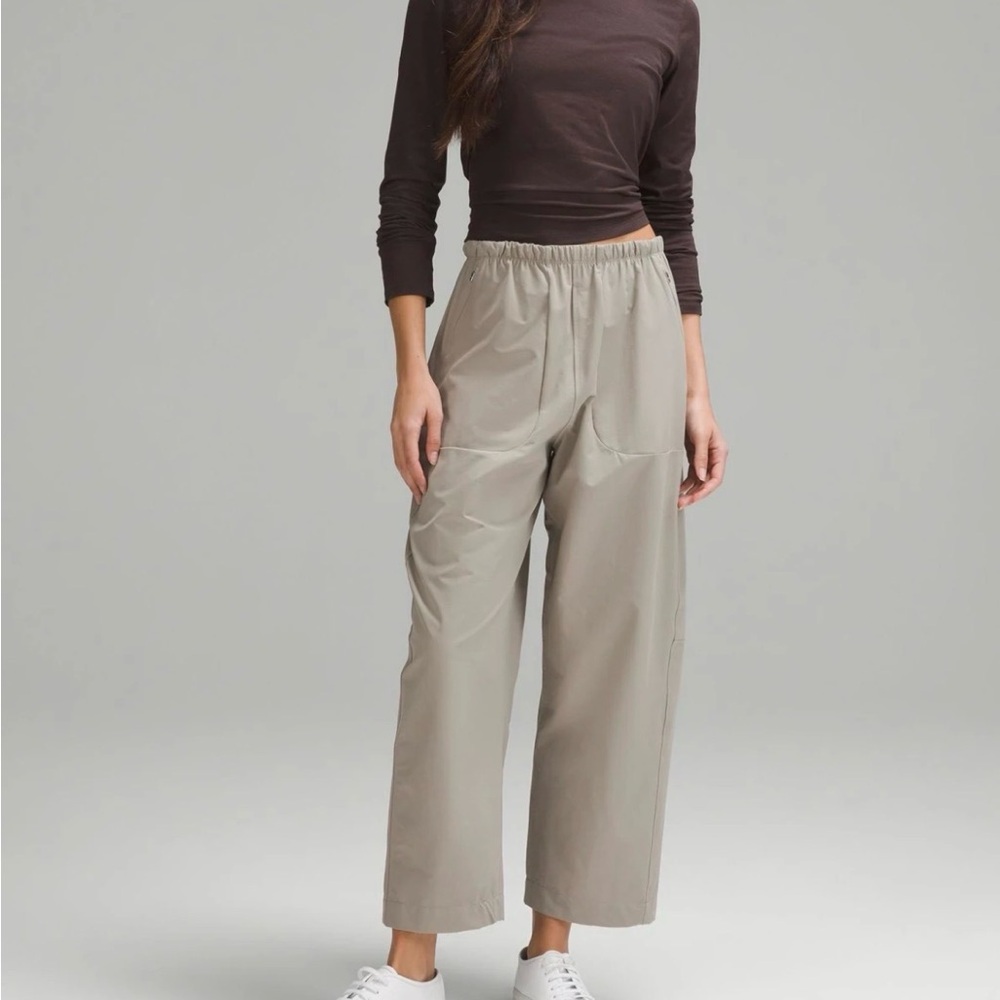 lululemon athletica Gray Wide Leg Pants